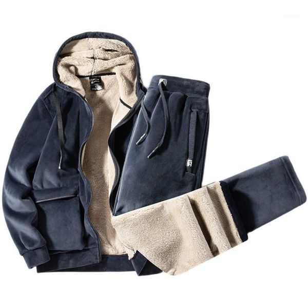 7xl 8xl winter men set lamb wool two piece suit street casual sport plus velvet thick cold men's hooded loose jacket pant suit1, Gray
7xl 8xl winter men set lamb wool two piece suit street casual sport plus velvet thick cold men's hooded loose jacket pant suit1, Gray