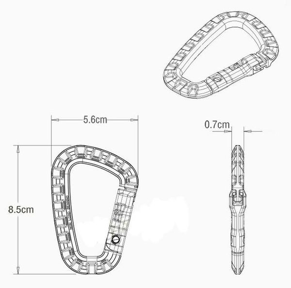 quickdraw attach outdoor mountain buckle hike hang carabiner climb bushcraft snap molle clasp clip hook hanger webbing web camp wmtmuw
quickdraw attach outdoor mountain buckle hike hang carabiner climb bushcraft snap molle clasp clip hook hanger webbing web camp wmtmuw