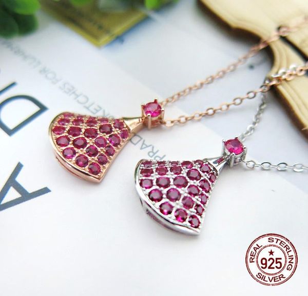 s925 sterling silver necklace new hypoallergenic pink skirt fashion personality style simple style jewelry new hot
s925 sterling silver necklace new hypoallergenic pink skirt fashion personality style simple style jewelry new hot