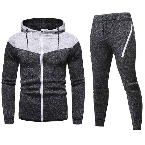 2021 new hooded tracksuit men 2pc causal sweatsuit jacket+pants sport suit running sportwear male set gym clothes 1kfv, Black
2021 new hooded tracksuit men 2pc causal sweatsuit jacket+pants sport suit running sportwear male set gym clothes 1kfv, Black