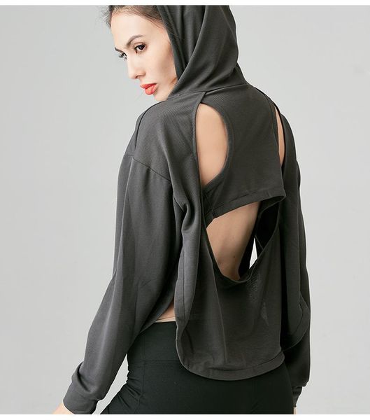 spring's new loose-fitting casual hooded sports smock for women's running yoga workout suits with hollowed-out, long-sleeved, White;red
spring's new loose-fitting casual hooded sports smock for women's running yoga workout suits with hollowed-out, long-sleeved, White;red