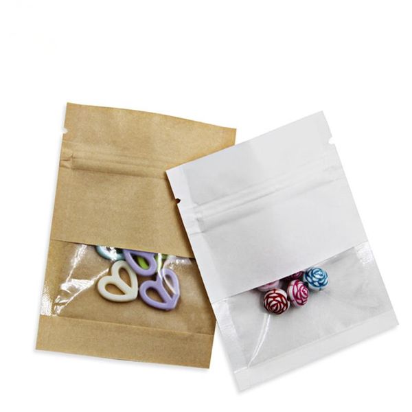 100pcs/lot zip lock grip seal sample package bag with plastic window for snacks candy wrapping resealable kraft paper po bbyqem
100pcs/lot zip lock grip seal sample package bag with plastic window for snacks candy wrapping resealable kraft paper po bbyqem