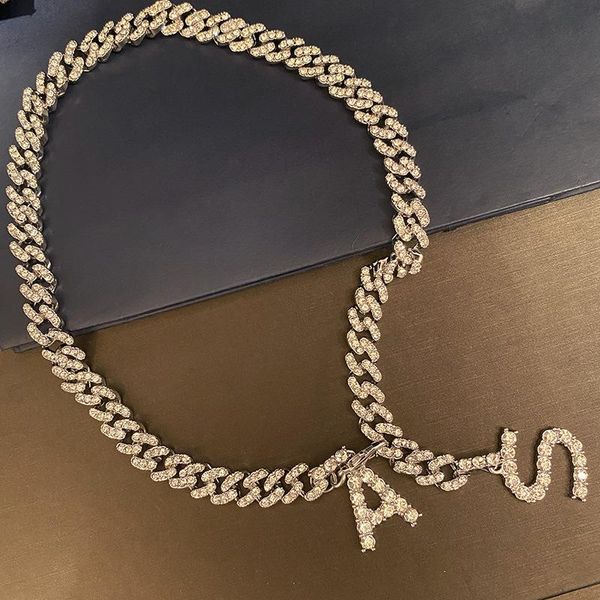 linmouge fashion metal style new necklace for women hip hop personality pendant lettera and s female trendy fine jewelry gn24, Silver
linmouge fashion metal style new necklace for women hip hop personality pendant lettera and s female trendy fine jewelry gn24, Silver