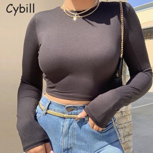 women's t-shirt cybill backless women long sleeve crop hollow out o neck t shirt white black clothing lady autumn
women's t-shirt cybill backless women long sleeve crop hollow out o neck t shirt white black clothing lady autumn