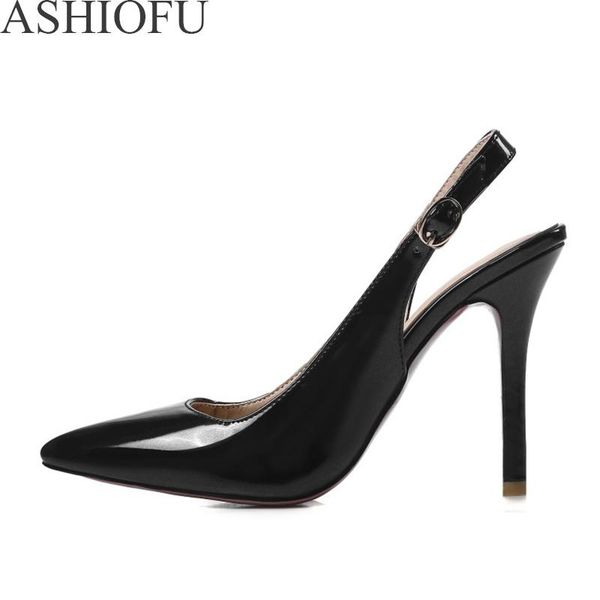 asihofu new womens high heel pumps slingback party prom shoes pointy fashion daily wear court shoes, Black
asihofu new womens high heel pumps slingback party prom shoes pointy fashion daily wear court shoes, Black