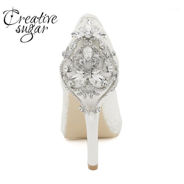 creativesugar lady platform open toe lace pumps with crystal on heel noble high heel bridal wedding party evening dress shoes1, Black
creativesugar lady platform open toe lace pumps with crystal on heel noble high heel bridal wedding party evening dress shoes1, Black