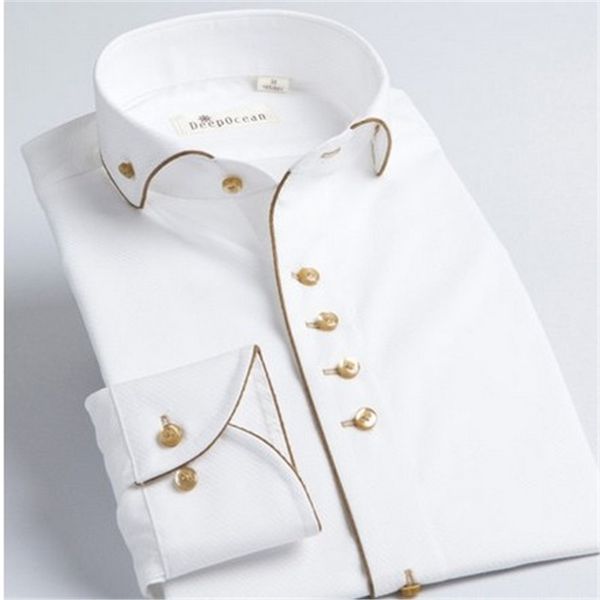 2020 tuxedo deepocean styles male social shirt 100% cotton brand white chemise french homme skinny fit shirts b74z, White;black
2020 tuxedo deepocean styles male social shirt 100% cotton brand white chemise french homme skinny fit shirts b74z, White;black