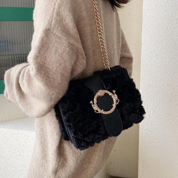 cross body elegant female square crossbody bag 2021 winter quality plush women's designer handbag lock chain shoulder messenger
cross body elegant female square crossbody bag 2021 winter quality plush women's designer handbag lock chain shoulder messenger