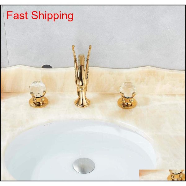 wholesale and retail widespread bathroom sink tap polished gold swan two glass handles 3 hole mi qylwse bdenet
wholesale and retail widespread bathroom sink tap polished gold swan two glass handles 3 hole mi qylwse bdenet