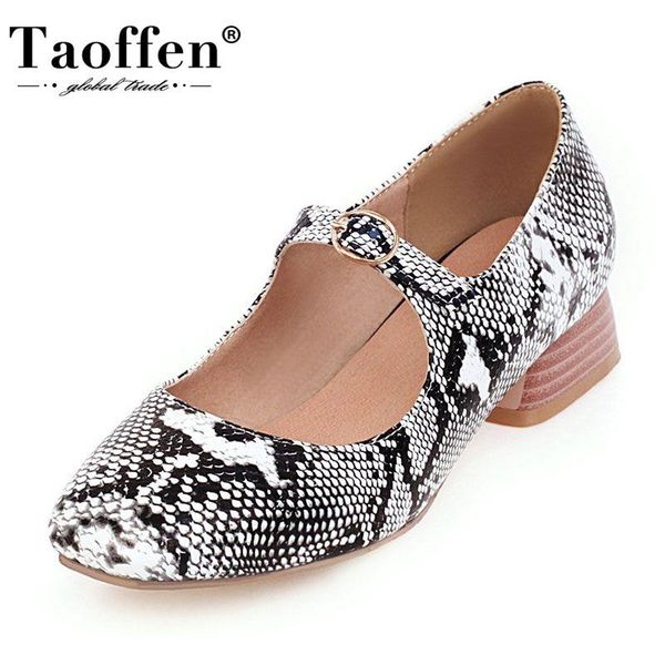 taoffen площади toe pumps mid толстые каблуки женщин обувь пряжка змеиной работы танцы обувь sexy shallow single размер 32-43, Black
taoffen площади toe pumps mid толстые каблуки женщин обувь пряжка змеиной работы танцы обувь sexy shallow single размер 32-43, Black