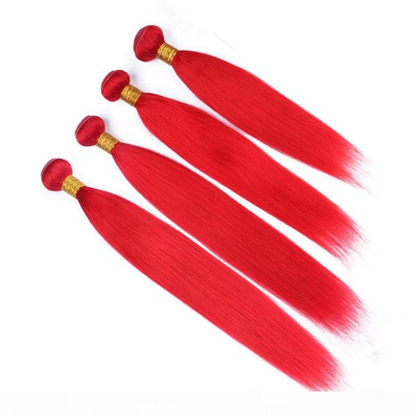 pure red brazilian virgin human hair bundles silky straight 4pcs double wefts red colored human hair weaves brazilian hair extensions, Black
pure red brazilian virgin human hair bundles silky straight 4pcs double wefts red colored human hair weaves brazilian hair extensions, Black