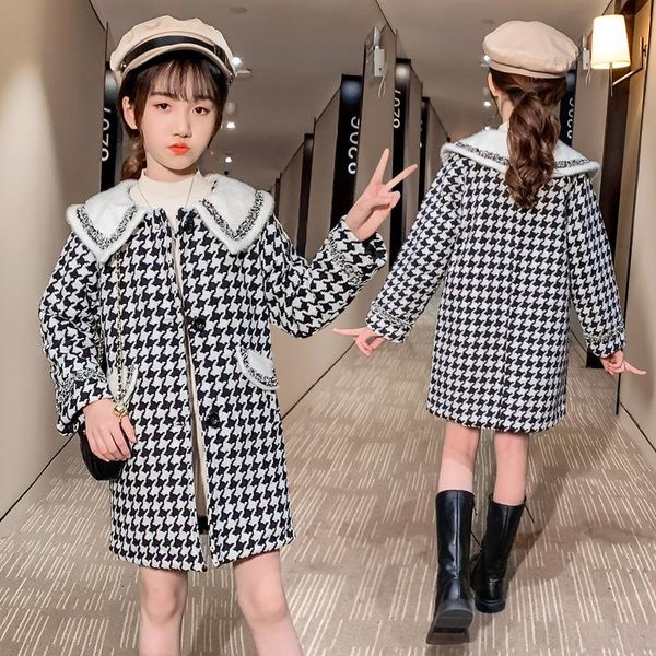 jackets 2021 fashion plaid woolen winter coat long thicken jacket for girls cotton childrens clothes 4-12 years old, Blue;gray
jackets 2021 fashion plaid woolen winter coat long thicken jacket for girls cotton childrens clothes 4-12 years old, Blue;gray