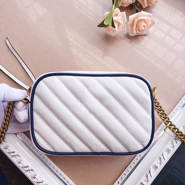 white blue stitching classic single shoulder bag wavy quilted leather messenger bag soft material lady shoulder bag 448065
white blue stitching classic single shoulder bag wavy quilted leather messenger bag soft material lady shoulder bag 448065