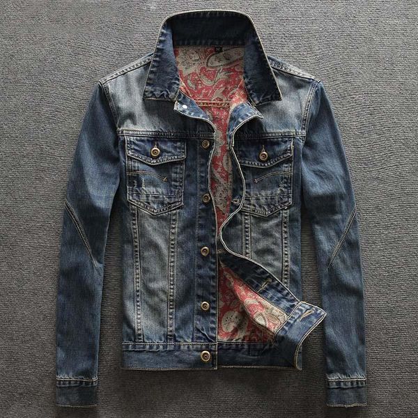 wholesale- men's casual single breasted denim jacket mens jeans jackets and coats plus size jacket1, Black;brown
wholesale- men's casual single breasted denim jacket mens jeans jackets and coats plus size jacket1, Black;brown