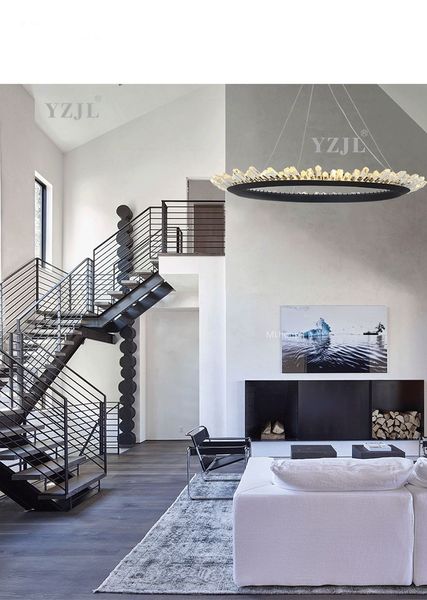 nordic light luxury crystal pendant chandelier ring villa duplex building modern minimalist living room dining room artistic creativity
nordic light luxury crystal pendant chandelier ring villa duplex building modern minimalist living room dining room artistic creativity