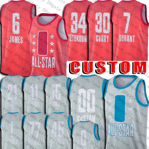 custom 2022 all-star basketball jersey kevin 7 durant darius 10 garland ja demar morant derozan jerseys tatum james wiggins jokic young lame, Black;red
custom 2022 all-star basketball jersey kevin 7 durant darius 10 garland ja demar morant derozan jerseys tatum james wiggins jokic young lame, Black;red