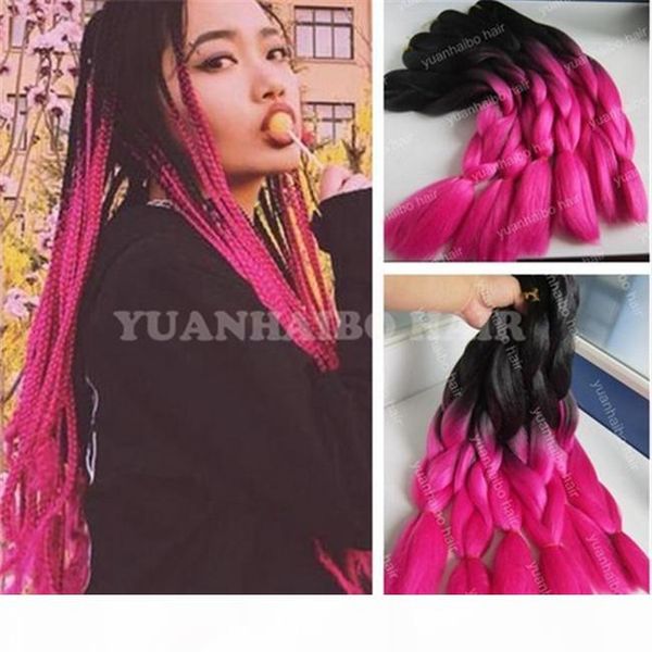 20inch ombre black pink, ombre black blue ombre jumbo braid hair 1 jet black synthetic braiding hair for twist box braids shipping
20inch ombre black pink, ombre black blue ombre jumbo braid hair 1 jet black synthetic braiding hair for twist box braids shipping