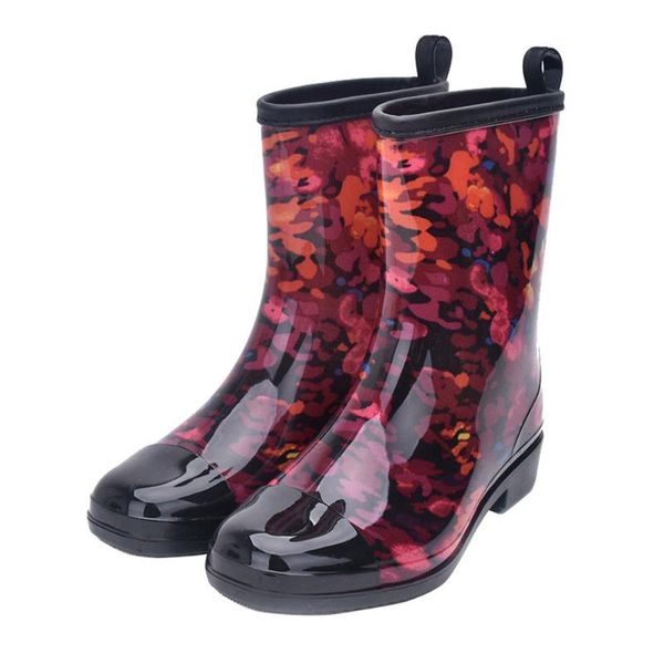 women boots natural rubber rain boots for women mid-calf fashion girls rain shoes waterproof shoes, Black
women boots natural rubber rain boots for women mid-calf fashion girls rain shoes waterproof shoes, Black