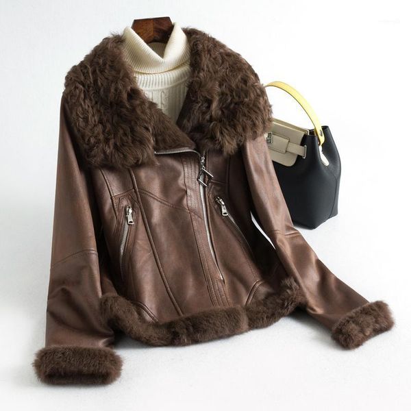 100% natural coat female winter real liner jacket women vintage double faced coats korean fur hiver 9811291, Black
100% natural coat female winter real liner jacket women vintage double faced coats korean fur hiver 9811291, Black