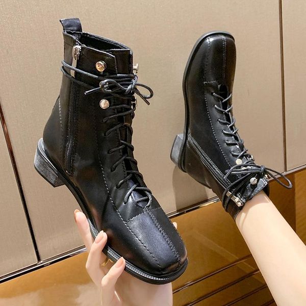 женские сапоги осень круглый toe обувь сапоги-женщины lace up пинетки дамы зимняя обувь роскошная 2020 med rock fashion, Black
женские сапоги осень круглый toe обувь сапоги-женщины lace up пинетки дамы зимняя обувь роскошная 2020 med rock fashion, Black
