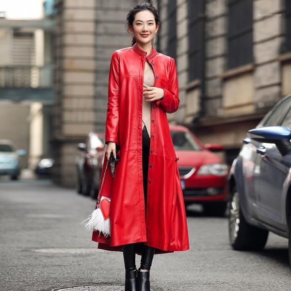 women's leather & faux real 100% sheepskin coat female long trench coats autumn winter jacket women genuine chaqueta mujer my s1, Black
women's leather & faux real 100% sheepskin coat female long trench coats autumn winter jacket women genuine chaqueta mujer my s1, Black