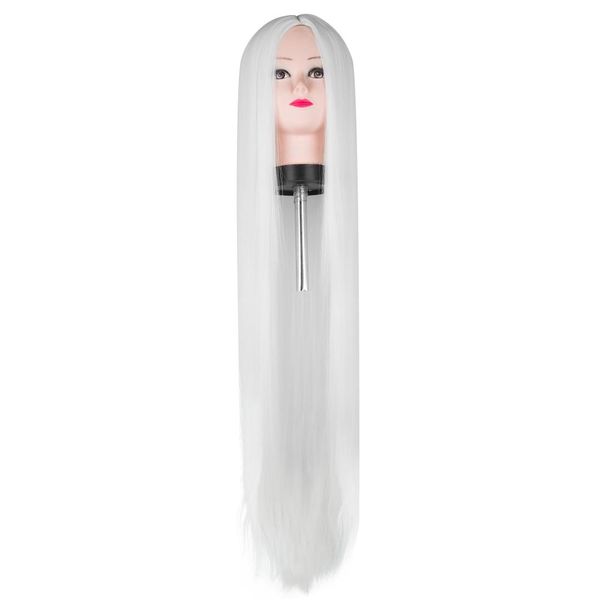 cosplay wig synthetic heat resistant 100 cm/40" long straight costume halloween carnival white women lady hair for party salon, Black
cosplay wig synthetic heat resistant 100 cm/40" long straight costume halloween carnival white women lady hair for party salon, Black