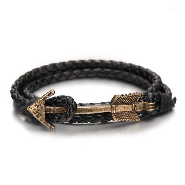 wholesale- 2016 new arrival multilayer charm leather vintage bronze arrow bracelet for men women lovers' gift1, Golden;silver
wholesale- 2016 new arrival multilayer charm leather vintage bronze arrow bracelet for men women lovers' gift1, Golden;silver