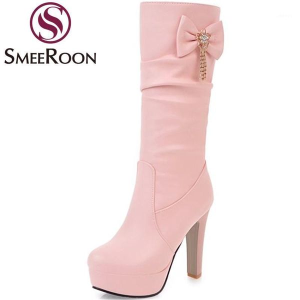 smeeroon big size round toe mid calf boots for women metal decoration boots fashion keep warm winter elegant shoes woman1, Black
smeeroon big size round toe mid calf boots for women metal decoration boots fashion keep warm winter elegant shoes woman1, Black