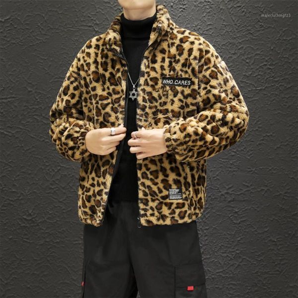men's down & parkas 2021 style cotton male ruffian handsome trend personality leopard spotted winter coat plush warmth padded coat1, Black
men's down & parkas 2021 style cotton male ruffian handsome trend personality leopard spotted winter coat plush warmth padded coat1, Black