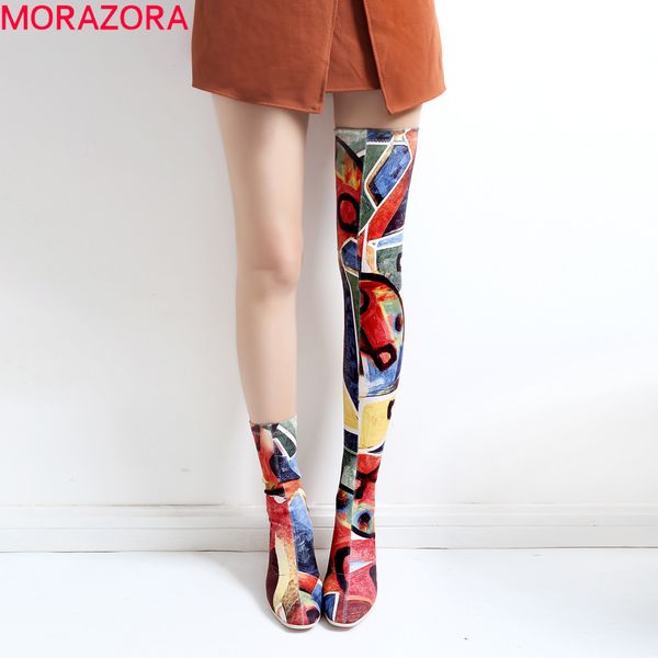 morazora 2020 new brand colors boots women high heels european over the knee boots autumn winter ladies thigh high boots 1026, Black
morazora 2020 new brand colors boots women high heels european over the knee boots autumn winter ladies thigh high boots 1026, Black