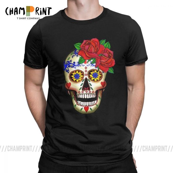 sport men's day of the dead sugar skull and roses t shirts halloween horrible pure cotton novelty tee shirt plus size t-shirt
sport men's day of the dead sugar skull and roses t shirts halloween horrible pure cotton novelty tee shirt plus size t-shirt