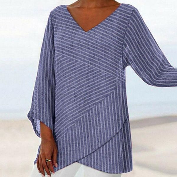 dihope long sleeve shirts women autumn casual loose v neck striped irregular blouse solid color tunic shirt mujer1, White
dihope long sleeve shirts women autumn casual loose v neck striped irregular blouse solid color tunic shirt mujer1, White