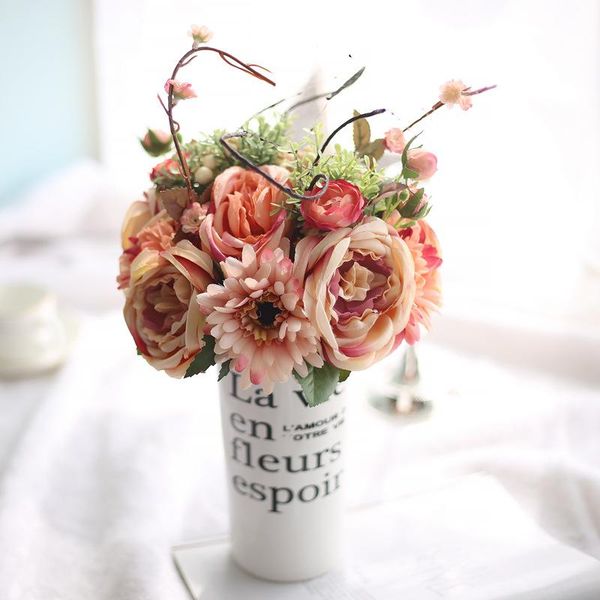rose gerbera bouquet silk artificial flower for wedding decoration home party decor fake flower hydrangea fake flowers
rose gerbera bouquet silk artificial flower for wedding decoration home party decor fake flower hydrangea fake flowers