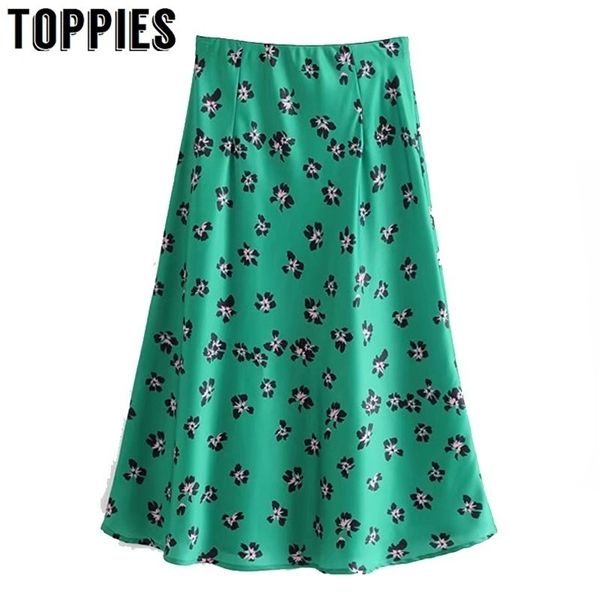 summer green skirt floral printing high skirts women knee length a line overskirt jupe femme 1014, Black
summer green skirt floral printing high skirts women knee length a line overskirt jupe femme 1014, Black