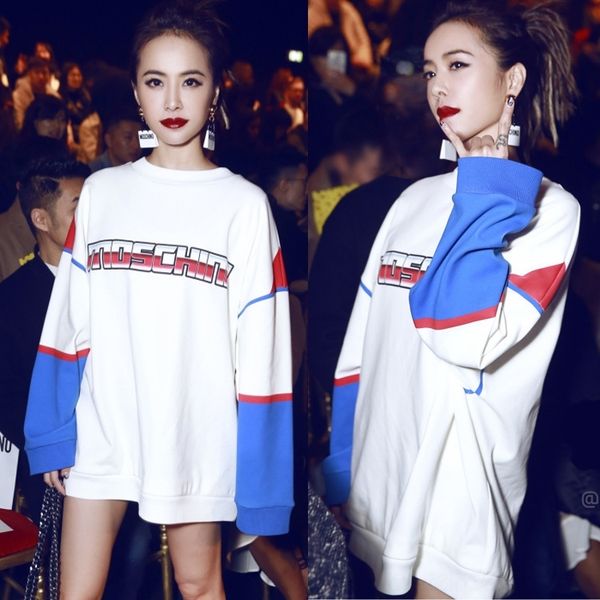 ctluf loose pullover stars same style milan fashion week letter sweater autumn and winter new yilin cai pullover outfit wear couple wear str, Black
ctluf loose pullover stars same style milan fashion week letter sweater autumn and winter new yilin cai pullover outfit wear couple wear str, Black