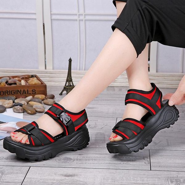concise mixed colors breathable sports sandals ankle strap open toe summer women sandals ankle strap thick platform beach shoes, Black
concise mixed colors breathable sports sandals ankle strap open toe summer women sandals ankle strap thick platform beach shoes, Black
