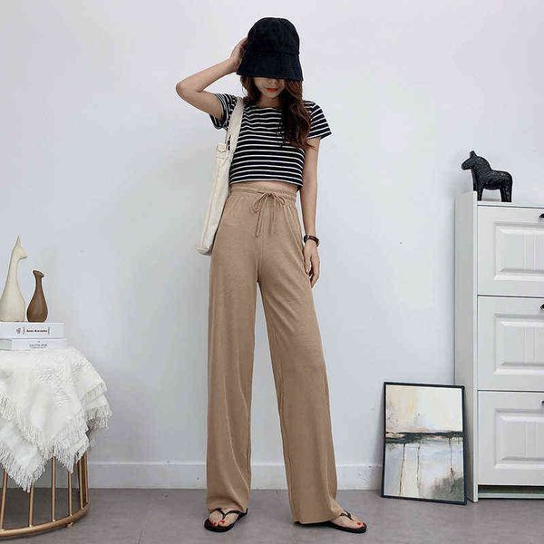 women's leggings ice silk wide leg pant's spring autumn high waist hanging feeling thin, loose and versatile straight tube summer, Black
women's leggings ice silk wide leg pant's spring autumn high waist hanging feeling thin, loose and versatile straight tube summer, Black