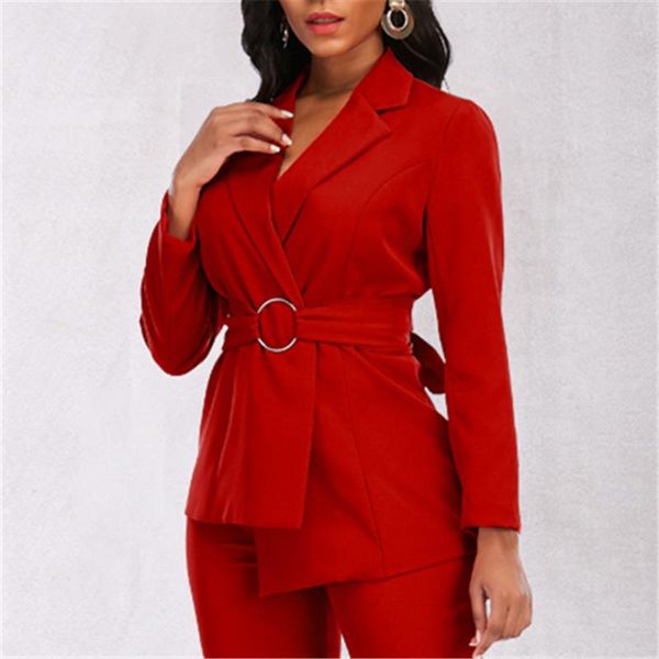 красный blazer set женщины sashes slim fit элегантные моды дамы падение куртка брюки костюмы двухструктурные наборы наряды для кабинетов, White
красный blazer set женщины sashes slim fit элегантные моды дамы падение куртка брюки костюмы двухструктурные наборы наряды для кабинетов, White