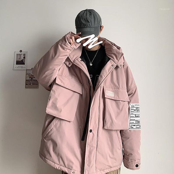 2019 winter new youth fashion plus velvet thick cotton coat fashion casual solid color hooded black / blue / dark blue /pink1
2019 winter new youth fashion plus velvet thick cotton coat fashion casual solid color hooded black / blue / dark blue /pink1