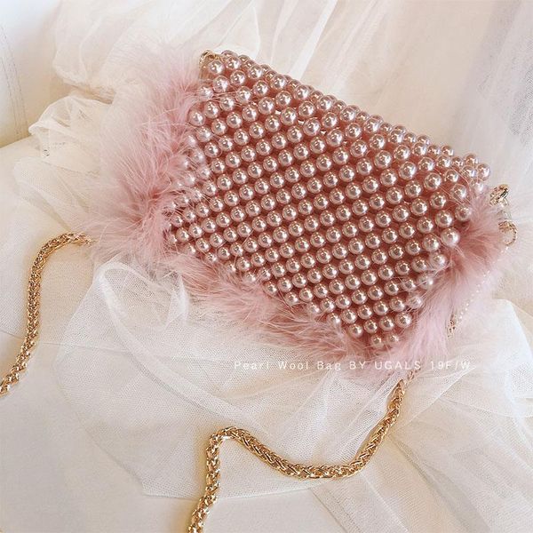new winter feather brand hand-woven pearl bag lady beaded shoulder bag women party handbag crossbody composite bags
new winter feather brand hand-woven pearl bag lady beaded shoulder bag women party handbag crossbody composite bags
