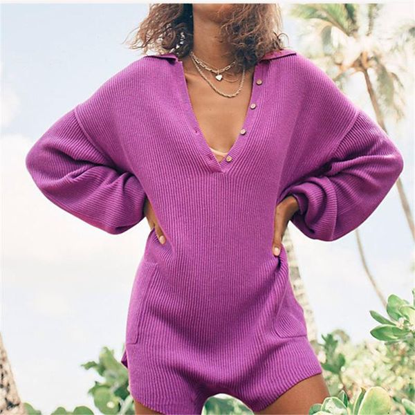 fashion women spring autumn baggy playsuit deep v neck button long sleeve knitwear jumpsuit with pocket one-piece loose romper, Black;white
fashion women spring autumn baggy playsuit deep v neck button long sleeve knitwear jumpsuit with pocket one-piece loose romper, Black;white