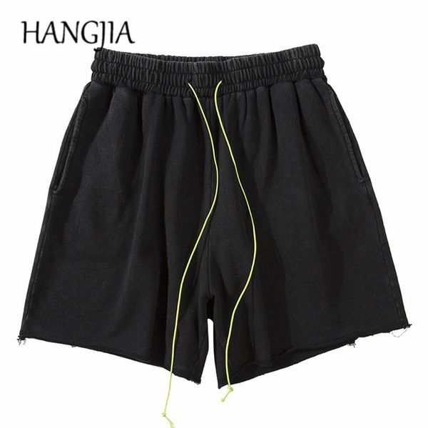distressed washed knee length short fluorescent green drawstring shorts hip hop streetwear edge five-point pants summer, White;black
distressed washed knee length short fluorescent green drawstring shorts hip hop streetwear edge five-point pants summer, White;black