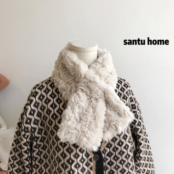 scarf women's winter versatile cute plush solid color cross necktie to keep warm autumn ins korea, Blue;gray
scarf women's winter versatile cute plush solid color cross necktie to keep warm autumn ins korea, Blue;gray