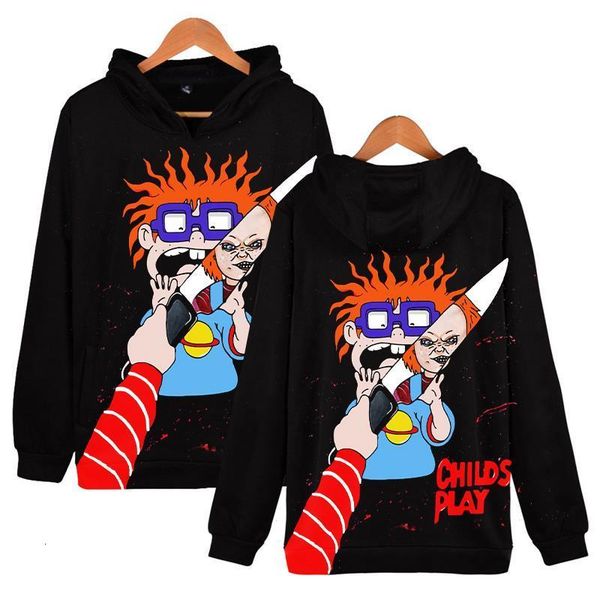 horror movie child's play hoodies chucky 3d print hooded sweatshirts men women harajuku fashion casual long sleeve pullover, Black
horror movie child's play hoodies chucky 3d print hooded sweatshirts men women harajuku fashion casual long sleeve pullover, Black