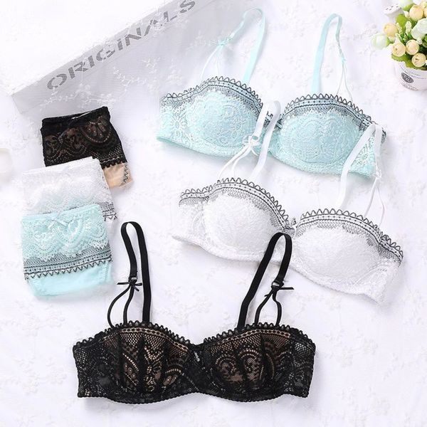 2021 ropalia women mesh push up sets 1/2 b cup underwire underwear silk lace flower brief set bra hollow out panties, Red;black
2021 ropalia women mesh push up sets 1/2 b cup underwire underwear silk lace flower brief set bra hollow out panties, Red;black
