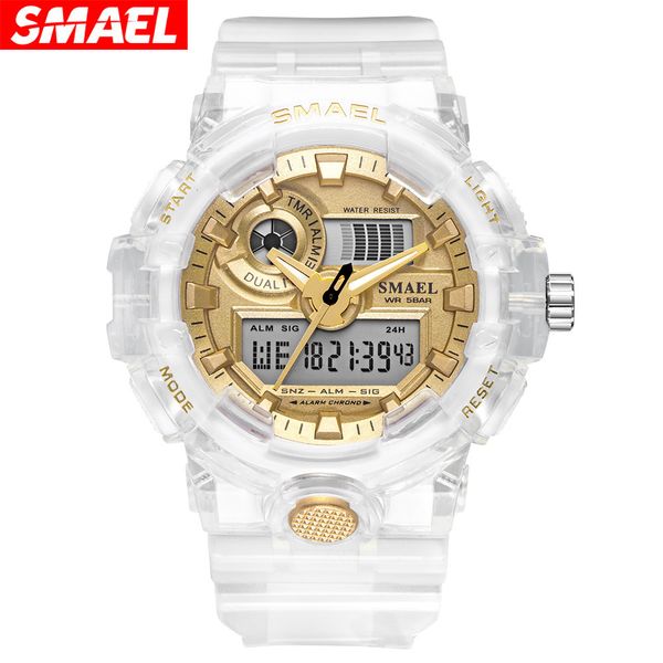 smael smer fashion men's electronic watch trend versatile simple sports watch middle school student couple watch, Slivery;brown
smael smer fashion men's electronic watch trend versatile simple sports watch middle school student couple watch, Slivery;brown