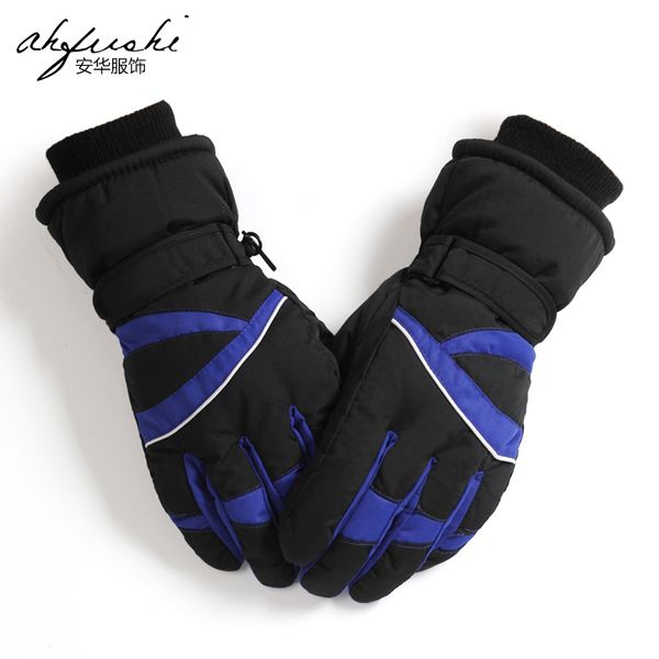men' ski gloves waterproof windproof winter, riding motorcycles are cold proof plush cotton is warm and thickened in winter, Blue;gray
men' ski gloves waterproof windproof winter, riding motorcycles are cold proof plush cotton is warm and thickened in winter, Blue;gray