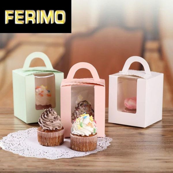 5/10pcs clear window single cupcake boxes 11colors muffin pastry cake box with handle -grade white paper
5/10pcs clear window single cupcake boxes 11colors muffin pastry cake box with handle -grade white paper