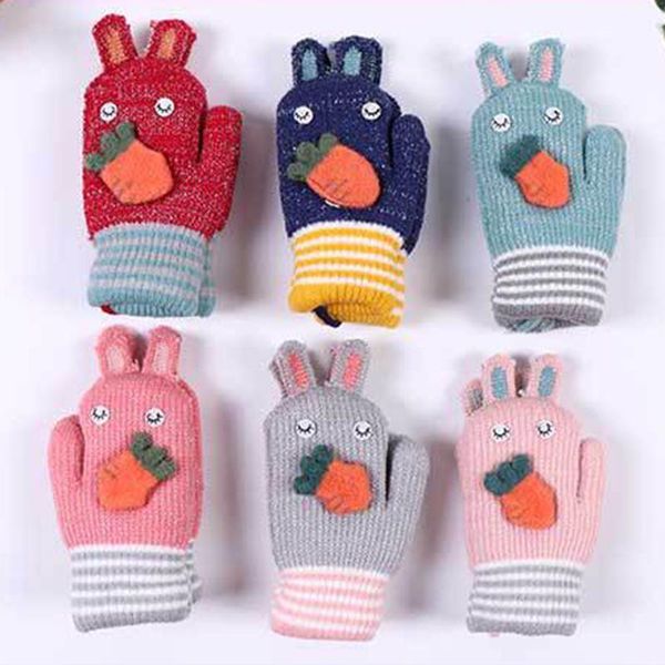 five fingers gloves winter children fingerless ears plush warm knitted mittens soft thicken outdoor1, Blue;gray
five fingers gloves winter children fingerless ears plush warm knitted mittens soft thicken outdoor1, Blue;gray