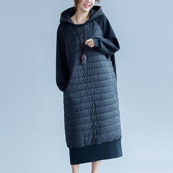 plus size l 6xl women winter 2020 female warm thicken long slimhooded jacket coat patchwork striped oversized maxi cotton coat, Black
plus size l 6xl women winter 2020 female warm thicken long slimhooded jacket coat patchwork striped oversized maxi cotton coat, Black